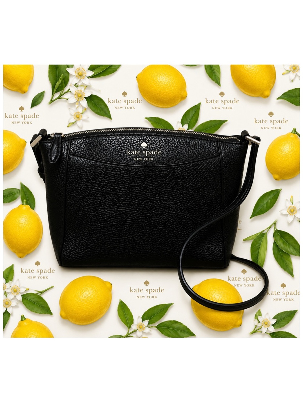 Kate Spade. 6 Piece: Monica Crossbody, Glasses, Case, Socks, Scarf & Dust Bag. - Picture 4 of 16